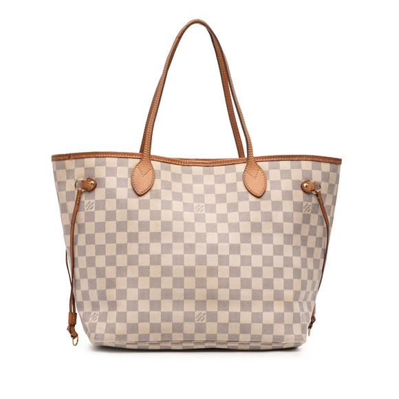 Louis Vuitton Handbags - Pre-Loved Louis Vuitton Damier Azur Neverfull MM